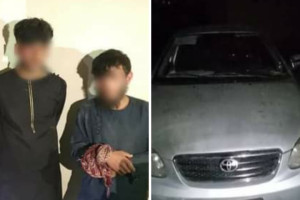 بازداشت یک گروه ۳ نفری دزدان موتر در کابل