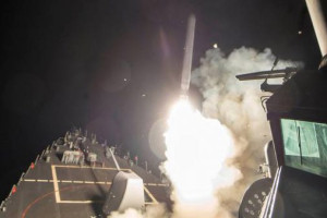 آغاز حمله آمریکا به سوریه با شلیک ده ها موشک توماهوک