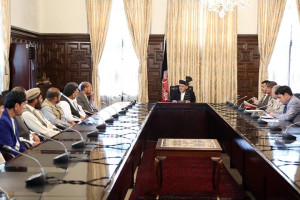 رئیس جمهور غنی از خانواده های شهدا دلجویی کرد