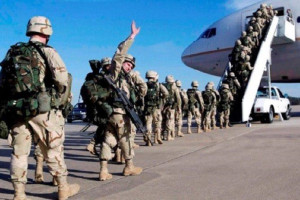 کاهش نیروهایی امریکایی در افغانستان 