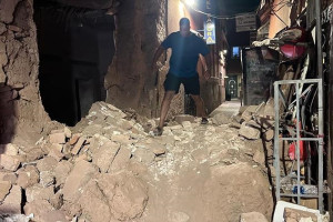 زمین لرزه در مراکش جان بیش از هزار نفر را گرفت