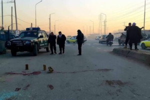 حمله مسلحانه بر موتر حامل نیروهای ارتش در بلخ