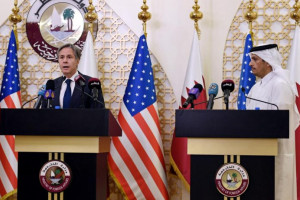 افغانستان؛ محور گفتگوی وزیران خارجه امریکا و قطر