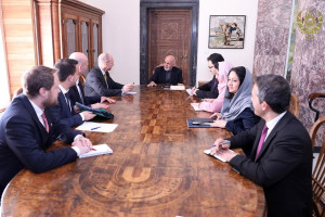 دیدار اشرف غنی با نمایندۀ ویژه اتحادیۀ اروپا برای افغانستان