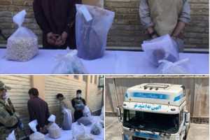 بازداشت دو قاچاقبر همراه با ۳۰ کیلو کریستال از هرات