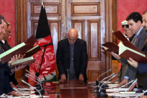 11 وزیر جدید کابینه افغانستان سوگند خوردند