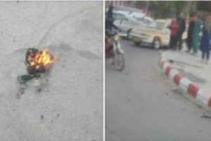 یک مرد کابلی به دلیل فقر خود را آتش زد
