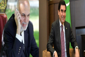 روسای جمهور افغانستان و ترکمنستان با هم گفتگو كردند