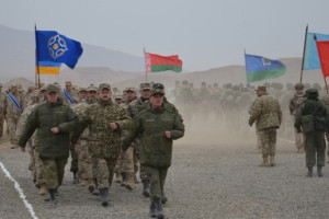 پایان رزمایش پیمان امنیت جمعی در مرز تاجیکستان با افغانستان