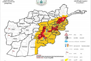 هشدار دوباره اداره هواشناسی کشور از باران شدید در 21 ولایت