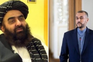 وزرای خارجه ایران و طالبان گفتگو کردند