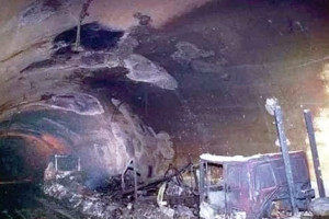 آتش‌سوزی در تونل سالنگ ۳۴ زخمی برجای گذاشت