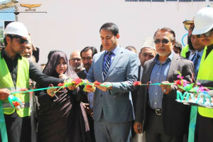 کار اعمار ۵۷ جاده فرعی در غرب کابل افتتاح گردید