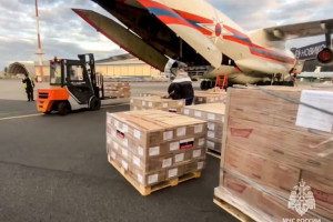 روسیه دومین محموله کمکهای بشردوستانه برای زلزلهزدگان افغانستان ارسال کرد