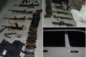 جمع آوری تجهیزات نظامی از مربوطات شهر کابل 