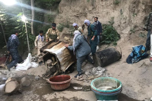 کشف و تخریب کارخانه تولیدی مواد مخدر در سه ولایت