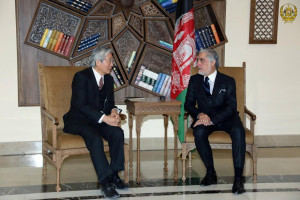 رئیس اجرائیه با نماینده سازمان ملل در افغانستان دیدار کرد