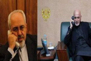 گفتگوی تلفنی رییس جهمور غنی با وزیرخارجه ایران