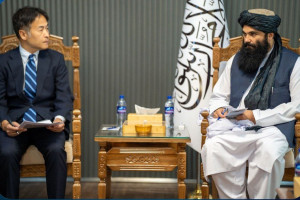 مبارزه با مواد مخدر محور بحث حقانی و سفیر جاپان