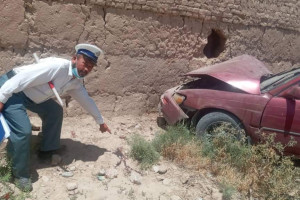 حادثۀ ترافیکی در شاهراه کابل–مزار دو کشته برجا گذاشت