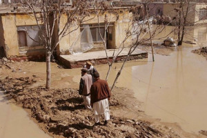 سیلاب غزنی ده‌ها خانه مسکونی را تخریب کرد