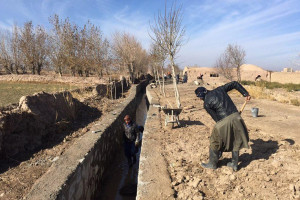 اعمار کانال آبیاری با هزینۀ ۱،۹ ملیون افغانی در هرات