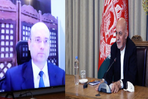 گفتگوی غنی با رئیس بانک انکشاف آسیایی در افغانستان