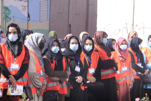 افتتاح برنامه «کار در بدل گندم» در کابل