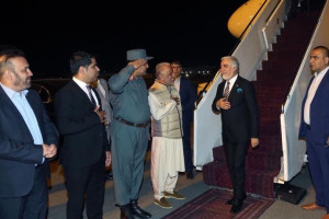 عبدالله از قطر به کابل برگشت