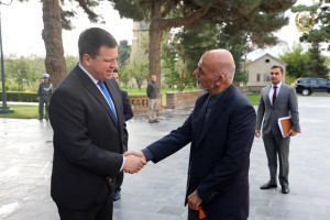 رییس جمهور غنی با صدراعظم استونیا در کابل دیدار کرد