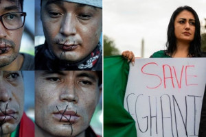 ناله‌ها و اعتراضات دلخراش پناه‌جویان افغان در اندونزی