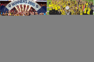 آرسنال،پی اس جی،دورتمند وبارسلونا قهرمانان جام های حذفی اروپا شدند