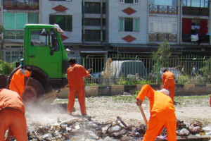 کمپاین پاک کاری 10 روزه در شهر کابل راه اندازی شد