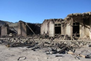 طالبان در جوزجان، خانه های فرماندهان داعش را آتش زدند