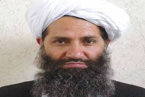 دیدار رهبر طالبان با جنگویان اش در فراه