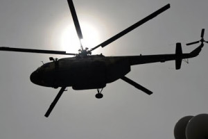 سقوط یک هلیکوپتر نظامی در ولایت هلمند 