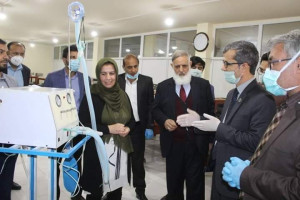 ساخت دستگاه تنفس مصنوعی در دانشگاه طبی کابل