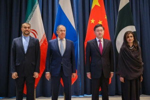 وزیران خارجه روسیه، ایران، چین و پاکستان در سمرقند دیدار کردند