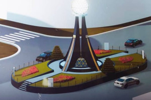 کار ساخت منار چهارراهی وزیر محمد اکبر خان آغاز شد