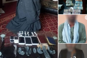 بازداشت چهار قاچاق‌بر مواد مخدر از کابل