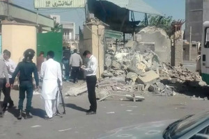 حمله مهاجمان مسلح بر یک مرکز پولیس در زاهدان ایران