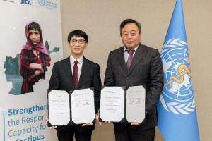جایکا و سازمان جهانی صحت قرارداد امضا کردند