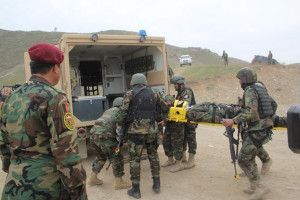 درگیری نیروهای امنیتی و طالبان در لوگر و قندهار