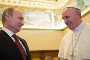 پاپ برای پوتین و تمامی ملت روسیه دعا می‌کند