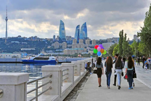 بازگشت شهروندان آذربایجان از ووهان چین به باکو