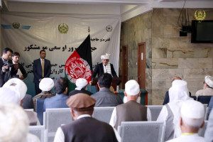 رییس‌جمهورغنی از آخرین کاروان حجاج افغان استقبال کرد