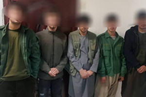 بازداشت 6 سارق مسلح حرفه ای در شهر کابل