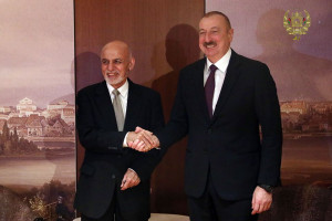 رؤسای جمهور افغانستان و آذربایجان روی همکاری های دوجانبه تاکید کردند