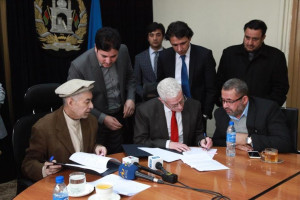 وزارت معارف9تفاهم نامه انکشافی را به امضا رساند