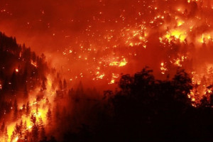  آتش‌سوزی مرگبار و گرمای شدید در کالیفرینای امریکا